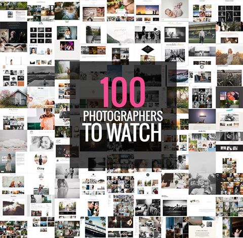 100 Photographers to watch!