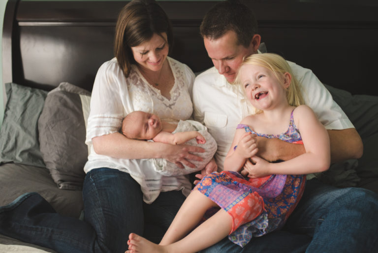 Home, sweet home for this new baby. Jacksonville newborn photographer. Ponte Vedra newborn and family session. 7 days old baby boy