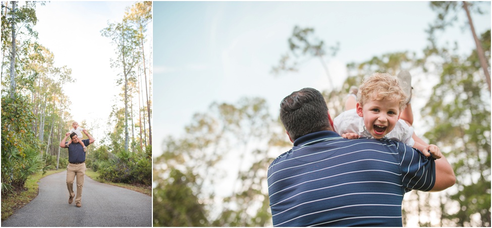 Jacksonville family session full of giggles. Jacksonville, Nocatee and Ponte Vedra children photographer. Siblings photos in the park. Nocatee family photographer.