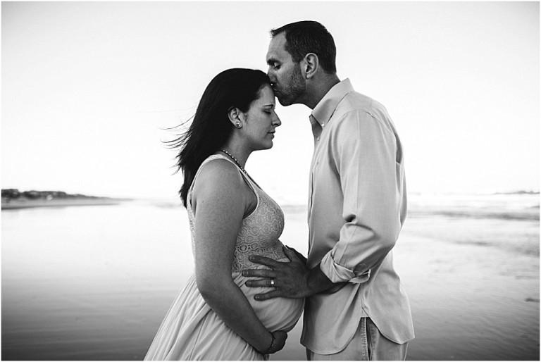 Maternity and Family Jacksonville beach session. Neptune Beach photographer. Three generations family session. Grandparents and grand-child photography