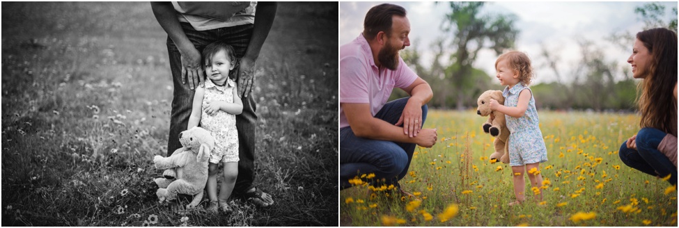 2 year old baby session in flower field| jacksonville children photographer