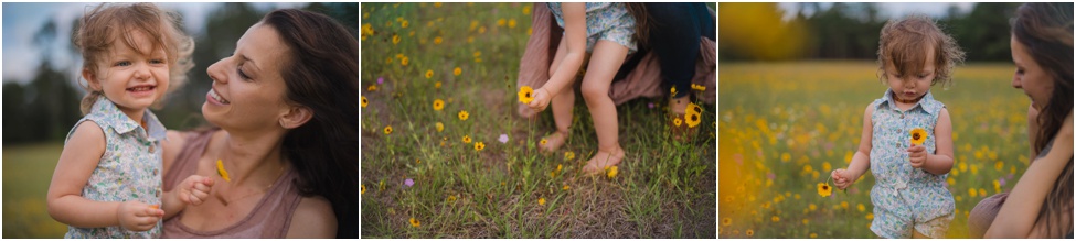 child picking up flowers| jacksonville children photographer