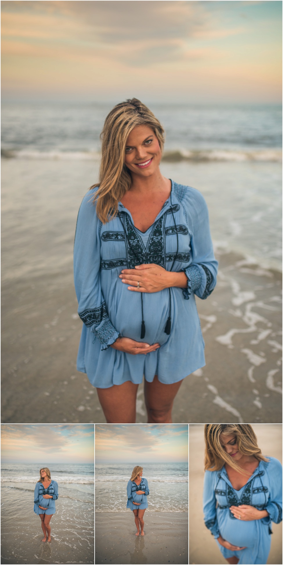 Jacksonville maternity photographer. Neptune Beach breezy maternity session. Jacksonville newborn photographer. Florida pregnancy photos