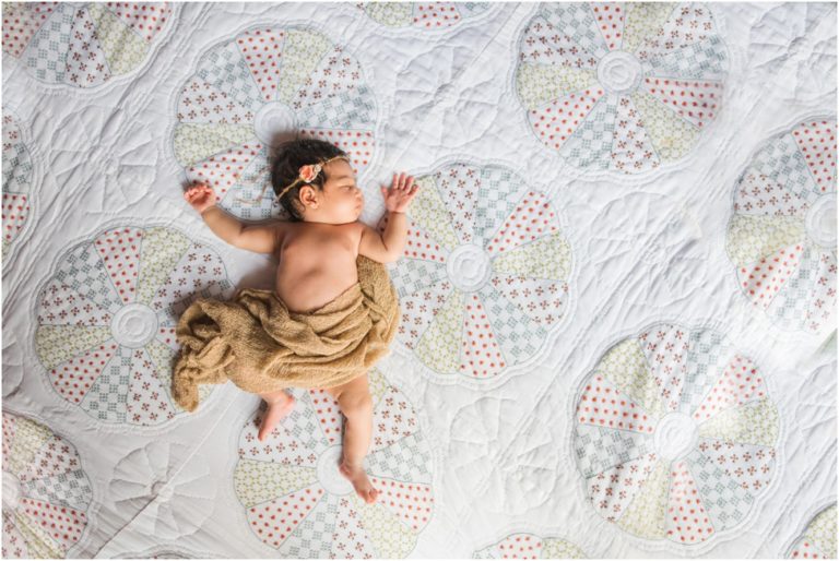 Beauty of 2 weeks old baby girl. Jacksonville Newborn photographer Florida. Mother and child family photography. Newborn session Ponte Vedra Beach