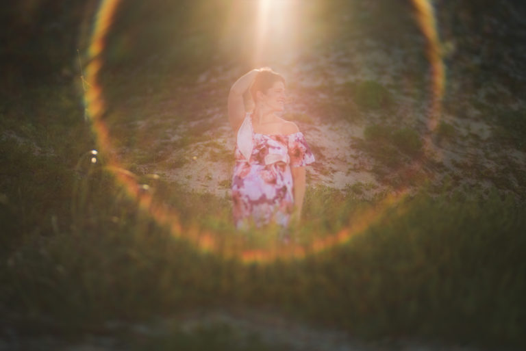 In rainbows beach pregnancy session | Jacksonville FL maternity photographer
