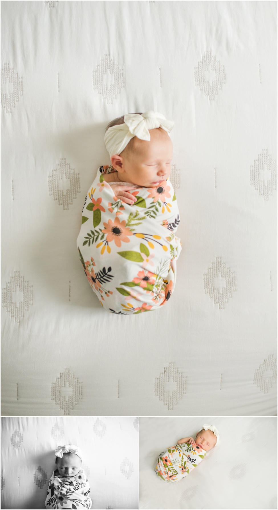Blessed with baby girl. Ponte Vedra newborn photographer. 10 days old baby sister. At home family newborn session. Baby photographer Jacksonville, Neptune Beach, St. Augustine Florida