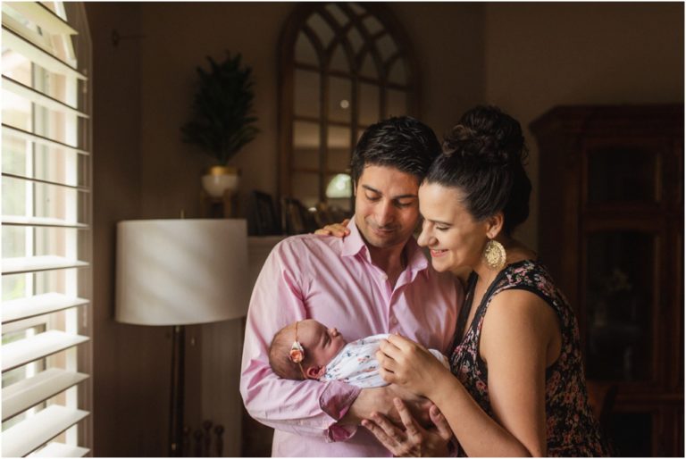 Jacksonville newborn at home session