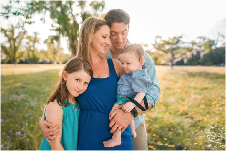 Family session in Florida field | Jacksonville children photographer