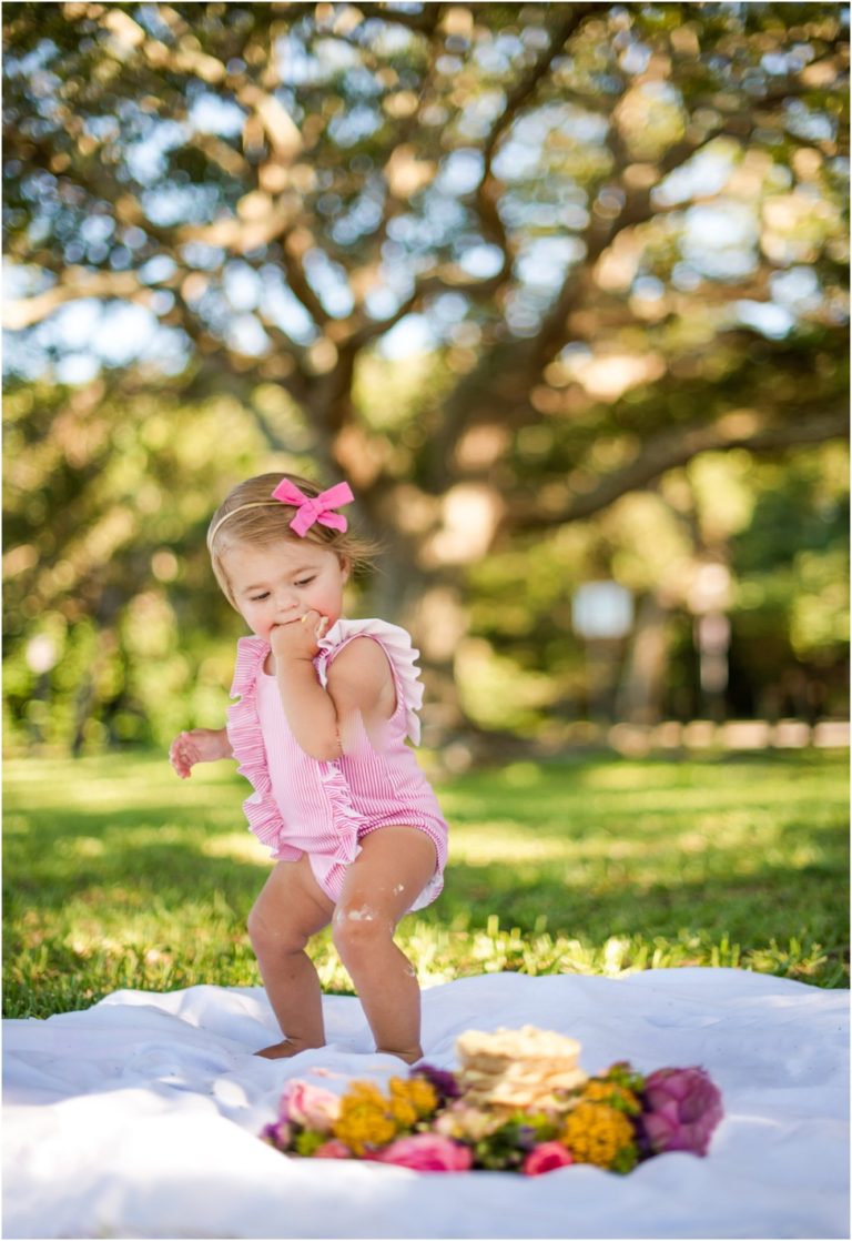 Jacksonville cake smash photographer | 1st birthday baby session