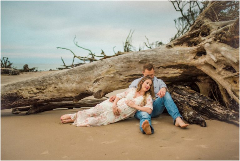 Jax Beach maternity photographer | Amelia Island growing family session