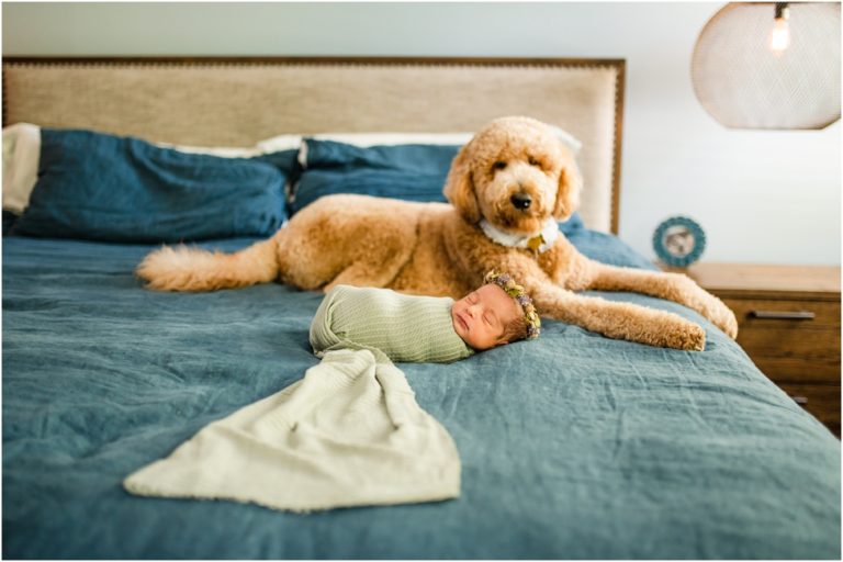 Jacksonville newborn session with family. Ponte Vedra baby photographer.