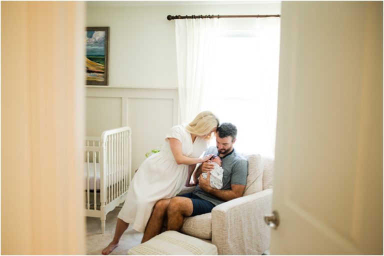 Ponte Vedra Beach Newborn Photos: In-Home Jacksonville New Baby Photoshoot